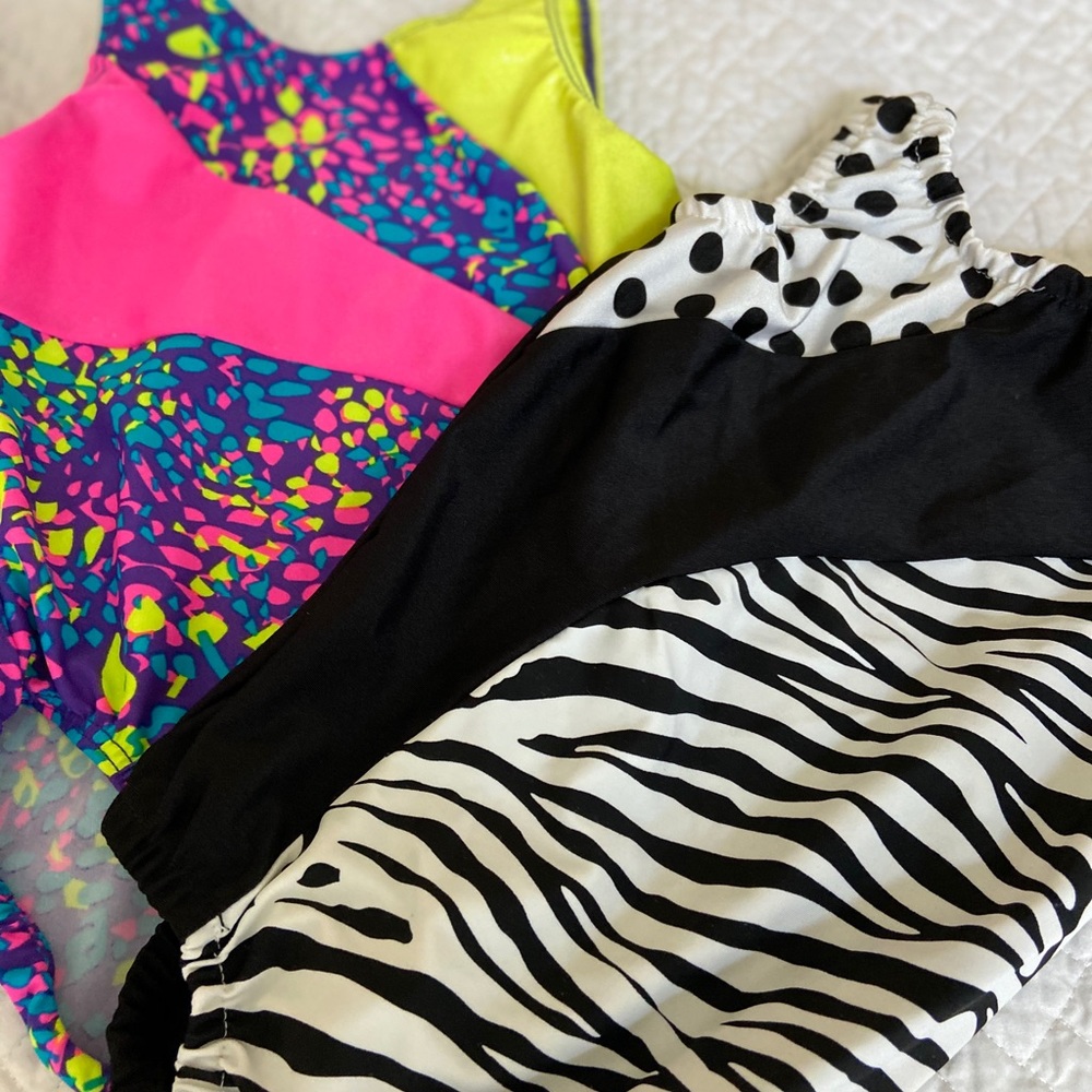 Lot of 4 girls leotards